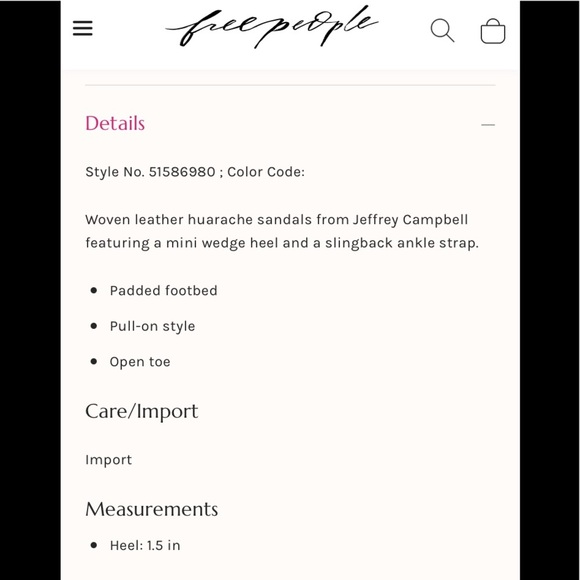 New 7 Celano Huarache sandal Anthropologie - Picture 2 of 8